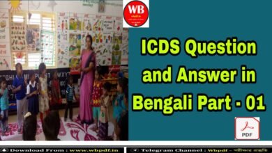 ICDS Question and Answer