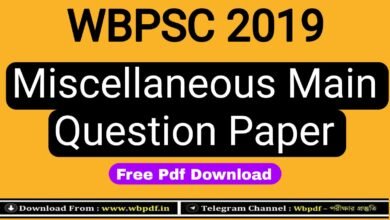 ICDS Supervisor Main Question Paper