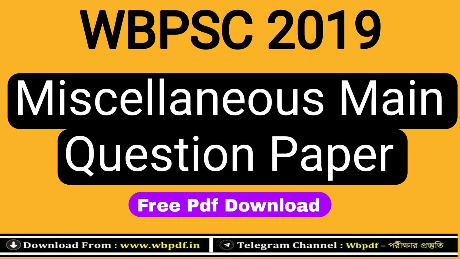 ICDS Supervisor Main Question Paper