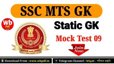 SSC MTS Static GK